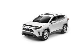 Toyota RAV4 Ventvisor - Husky Liners - Low Profile (4pc) - Smoke with Chrome Trim - `19-`24